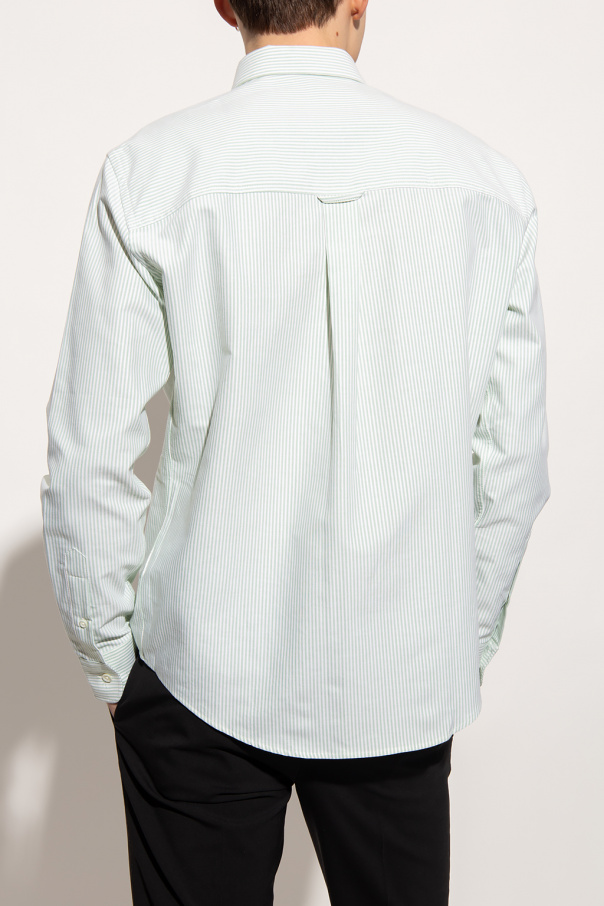 【★大感謝セール】 Ami Clothing Men's | logo with Shirt Mattiussi Alexandre トップス